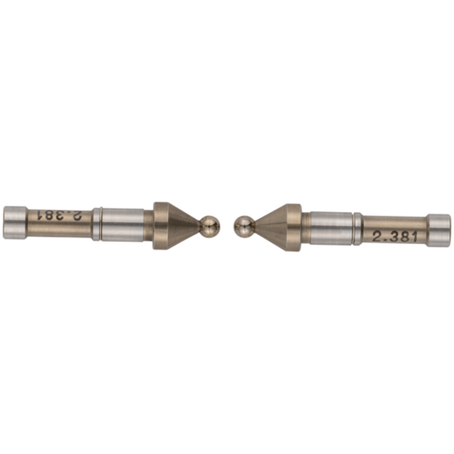 Puntas de bola intercambiables para tope/husillo 2.381mm (3/32 pulg) Mitutoyo