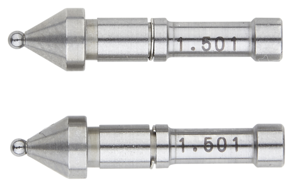 Puntas de bola intercambiables para tope/husillo 1.5mm - Herramental