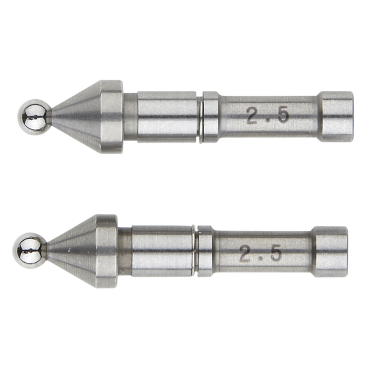 Puntas de bola intercambiables para tope/husillo 2.5mm Mitutoyo