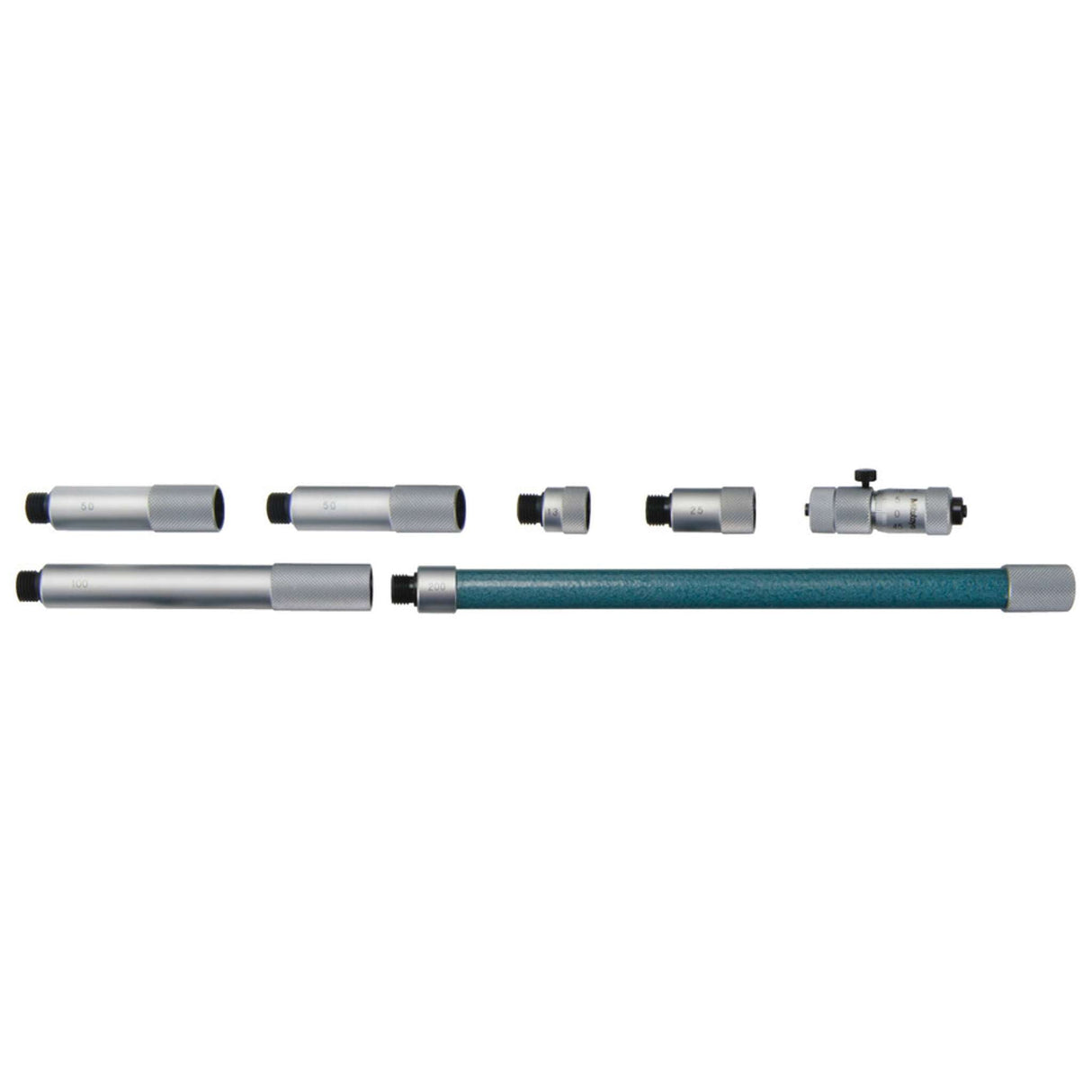 Micrómetro de interiores tipo tubular, Superficie de medición endurecida 50-500mm Mitutoyo