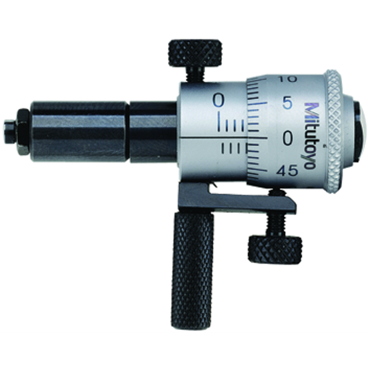 Micrómetro de interiores, Varilla intercambiable 1-2 pulg, con 2 varillas, con punta de carburo