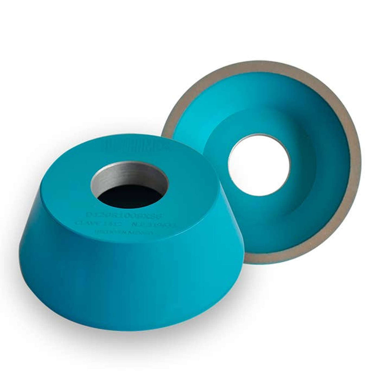 Rueda para rectificado de CBN tipo 11A2, 4 pulg X 1-1/2 pulg X 1-1/4 pulg X 1/4 pulg X 1/8 pulg Austromex