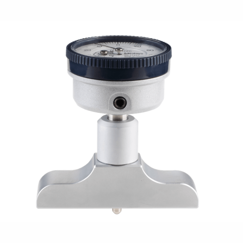 Medidor de profundidad con indicador de carátula 0-10mm, punta de contacto de aguja
