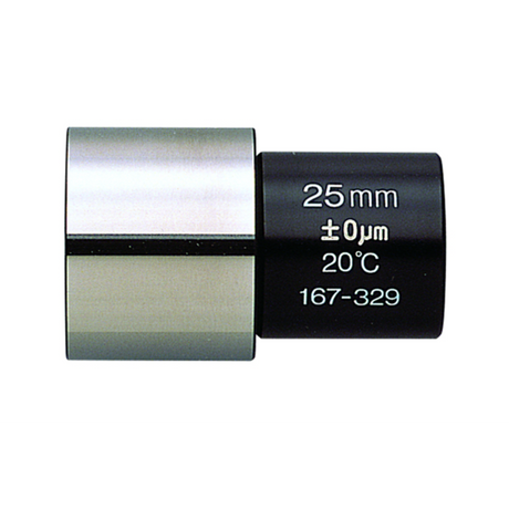 Patrones para fijado de micrómetros con topes en V 25mm Mitutoyo