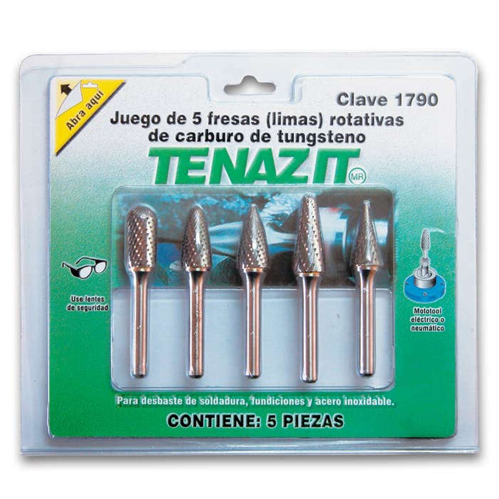 Juego de limas rotativas de carburo de tungsteno, incluye modelos 107 ...
