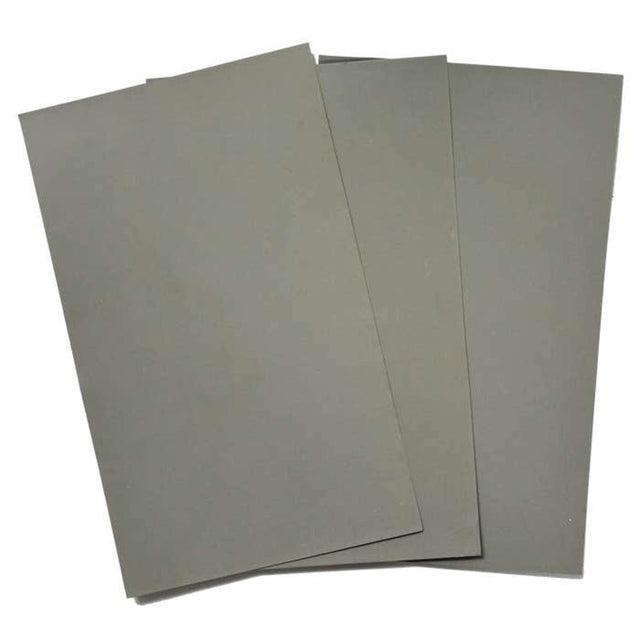 Hoja de lija  de Carburo de Silicio, raspado A Papel Impermeable, 5-1/2 pulg X 9 pulg de grano 2000 Tenazit