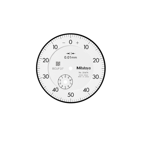 Indicador de carátula, tapa plana, Tipo ANSI/AGD  10mm, 0,01mm Mitutoyo