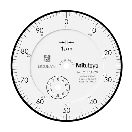 Indicador de carátula, tapa con oreja, Tipo ISO IP64, cojinete enjoyado, a prueba de golpes, 1mm, 0,001mm