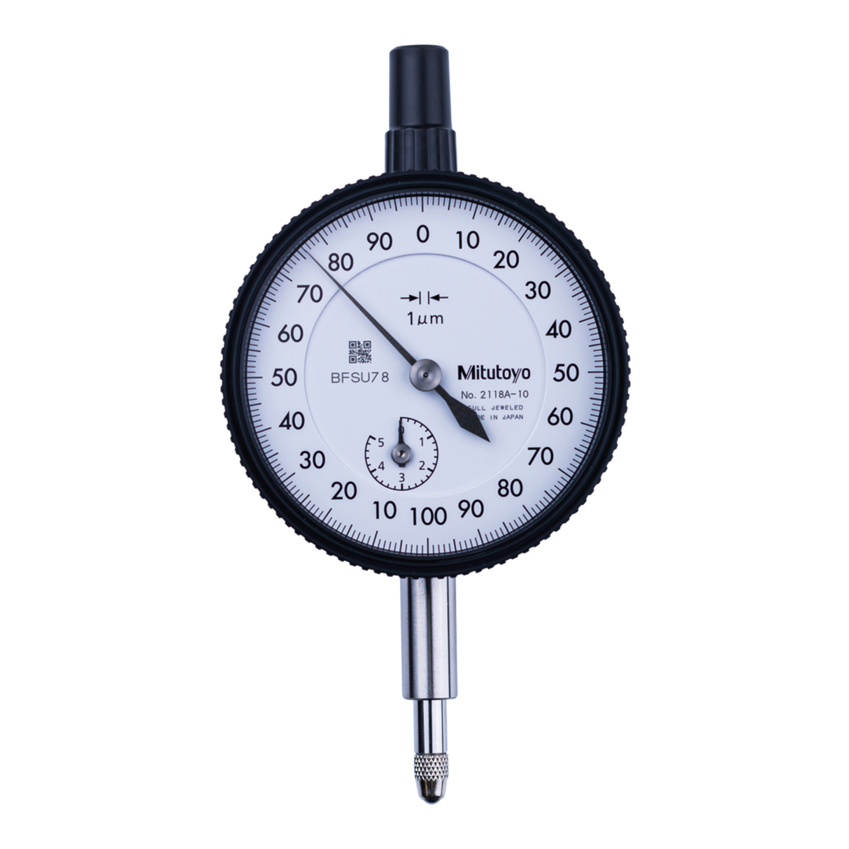 Indicador de carátula, tapa con oreja, Tipo ISO cojinete enjoyado, 5mm, 0,001mm