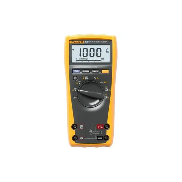 Multimetro Digital Analogico Con Pantalla Retroiluminada Y Medidor De Temperatura Fluke