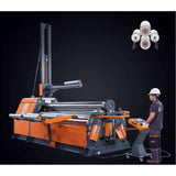 Máquina Roladora de Lamina modelo SBM 400x3100 4 Rolls Hydraulic  + Center Support    Trifásica 220V/60Hz
