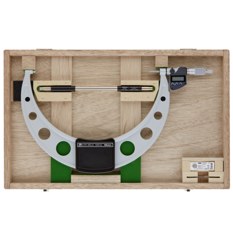 Micrómetro Digital para Exteriores A Prueba de Refrigerantes, Intervalo de 275-300 mm, Fuerza de Medición de 5 a 10 N, Con Salida de Datos