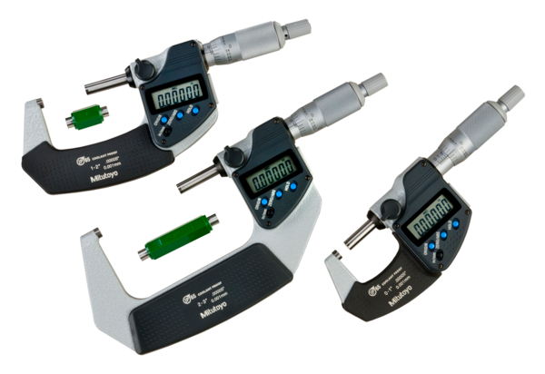 Micrómetro Digimatic IP65 mm 0-3 pulg pulg/mm, 0-3 pulg (3 piezas) - Herramental