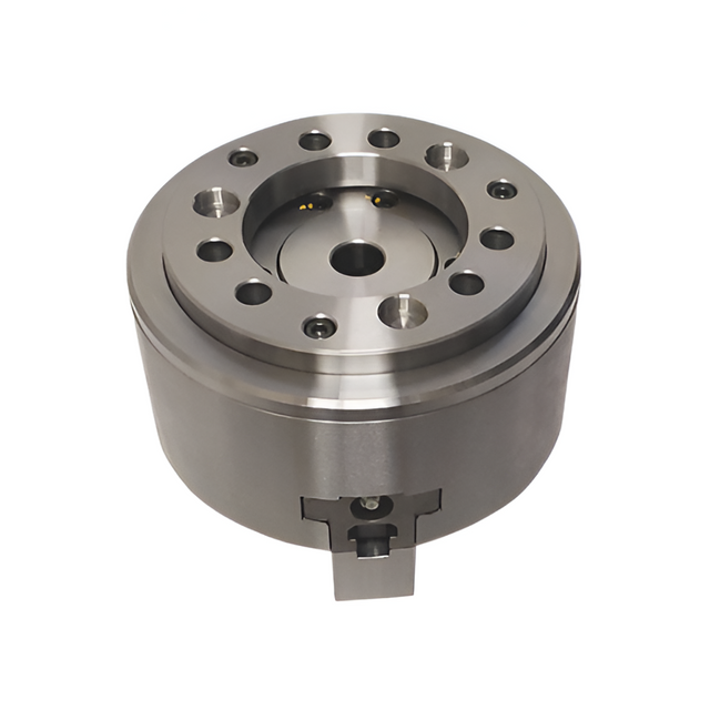 Chuck universal de precisión 8", 3 mordazas reversibles de 2 piezas, cuerpo de acero forjado, respaldo plano Toolmex