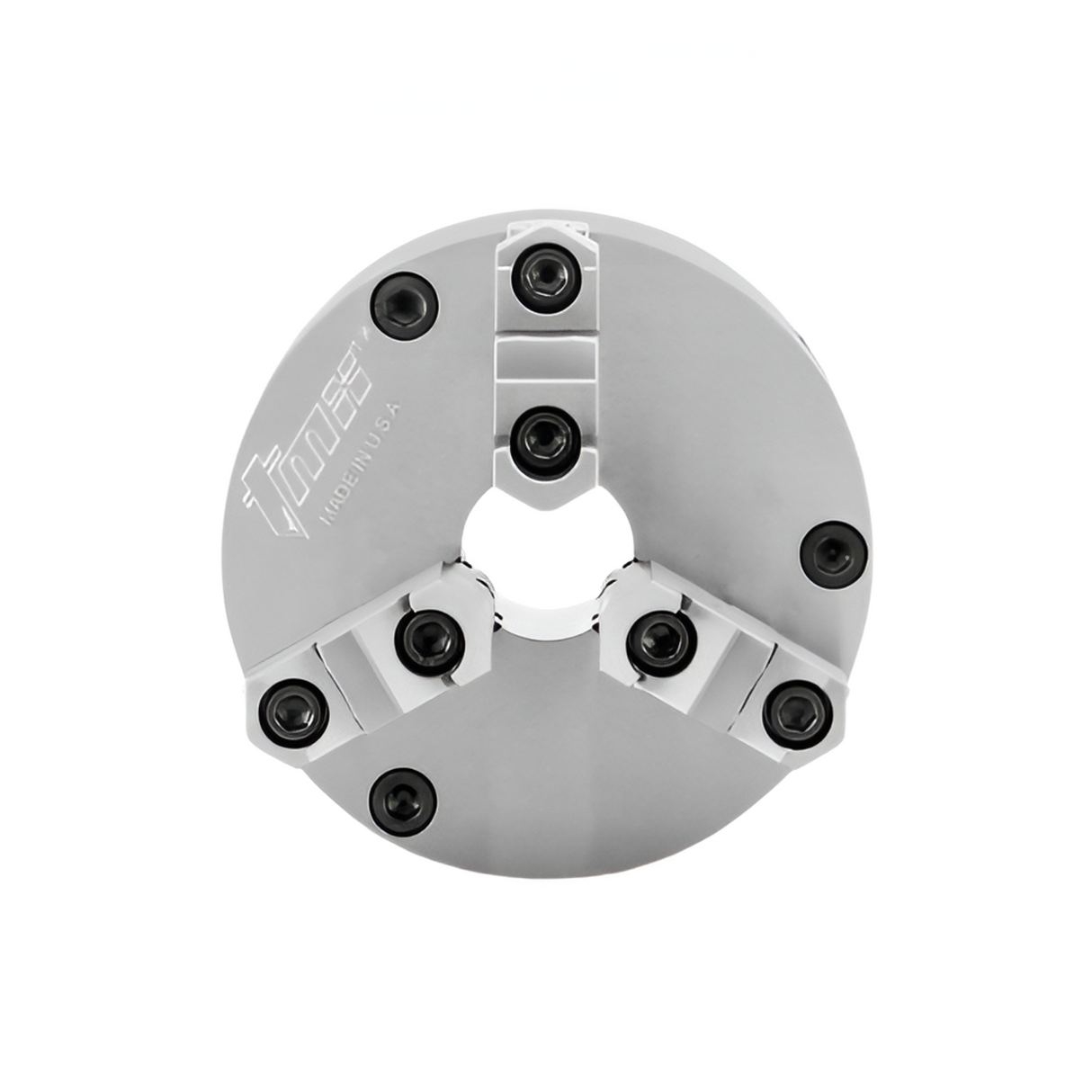 Chuck universal 6", 3 mordazas, respaldo plano Toolmex