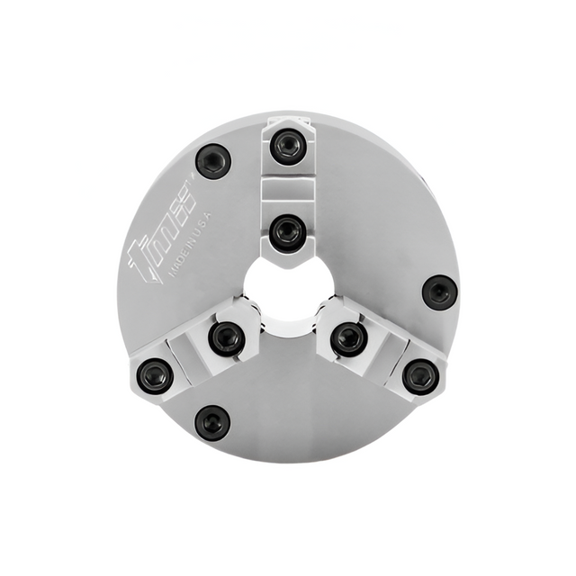 Chuck universal 6", 3 mordazas, respaldo plano Toolmex