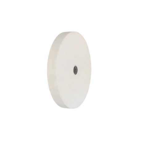 Rueda de óxido de aluminio blanca tipo 1 d=400 esp=40 barr=127 Mharisa