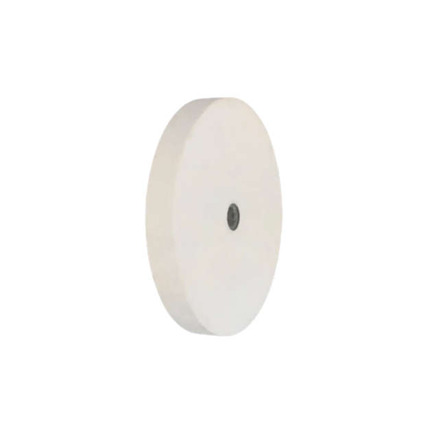 Rueda de óxido de aluminio blanca tipo 1 d=400 esp=40 barr=127 Mharisa