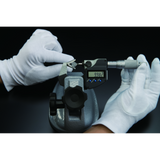 Micrómetro Digital para Exteriores Con topes en V, con ranura, Intervalo 0.4-1 pulg Con Salida de Datos