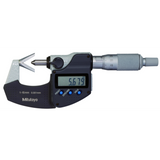 Micrómetro Digital para Exteriores Con topes en V, Intervalo de 25-40 mm, Fuerza de Medición de 5 a 10 N, Con Salida de Datos