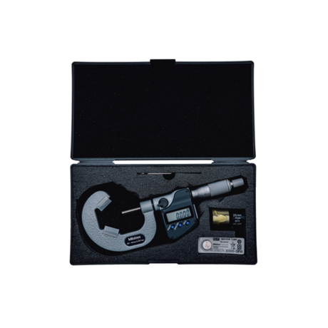Micrómetro Digital para Exteriores Con topes en V, Intervalo de 25-40 mm, Fuerza de Medición de 5 a 10 N, Con Salida de Datos