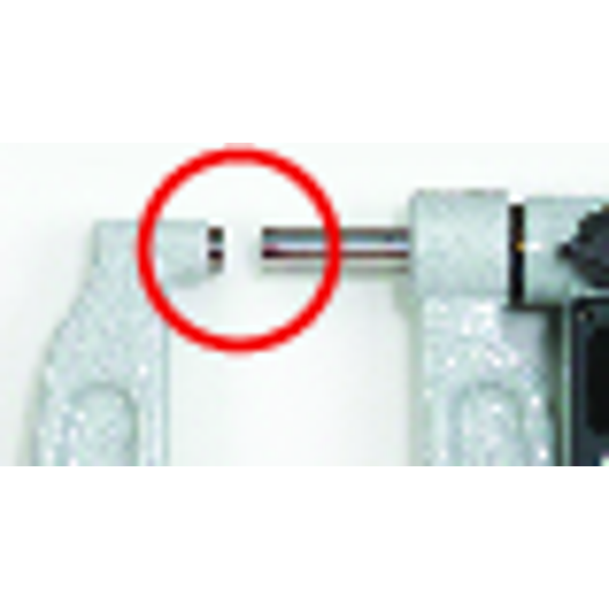 Micrómetros Digimatic para láminas metálicas IP65 pulg/mm, 1-2 pulg, Plano tope/husillo