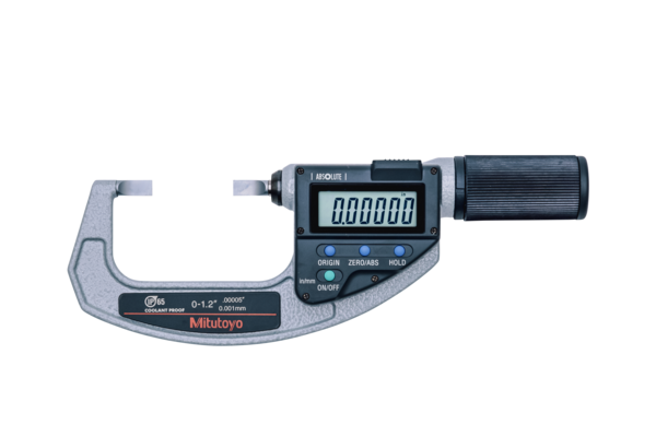 Micrómetro de cuchilla, QuickMike pulg/mm, IP65, 0-1,2 pulg - Herramental