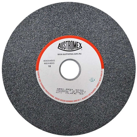 Rueda vitrificada gris,Espesor 1-1/2",Diámetro 10",Grano 24Acabado burdo, barreno 1-1/4" Abrasivos Especiales
