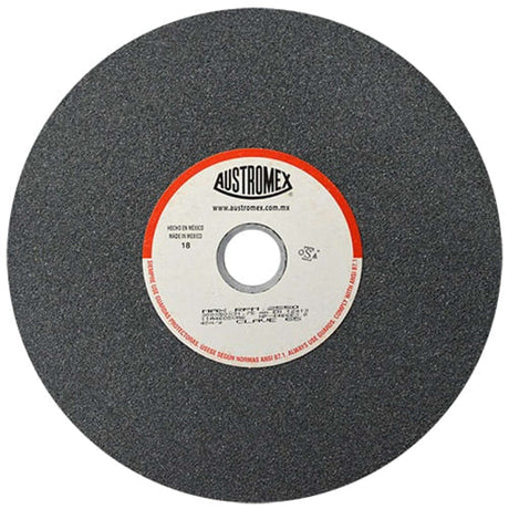 Rueda vitrificada gris,Espesor 1-1/4",Diámetro 12",Grano 46Acabado medio, barreno 2" Abrasivos Especiales
