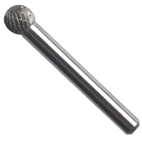 Lima rotativa de carburo,Espesor 5/16",Diámetro 1/4",Grano Doble corte Abrasivos Especiales