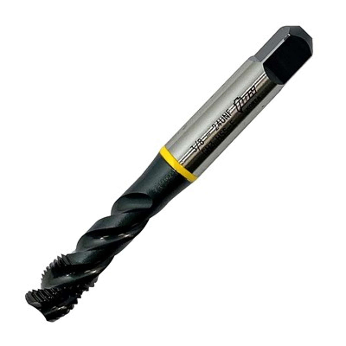 Machuelo helicoidal 1/4 x 20  h3  banda amarilla Toolmex