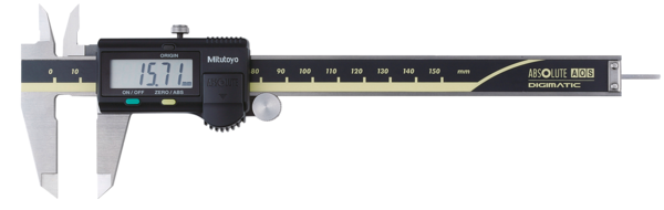 Calibrador digital ABS AOS 0-150mm,  Rodillo  para el pulgar,  Salida de datos. - Herramental