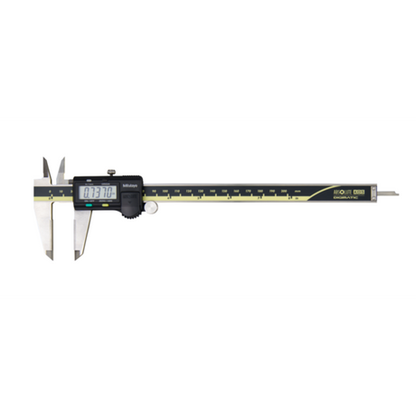 Calibrador digital ABS AOS, puntas de carburo. pulg/mm., 0-8 pulg, Cuchilla,  Rodillo para pulgar, sin salida de datos Mitutoyo