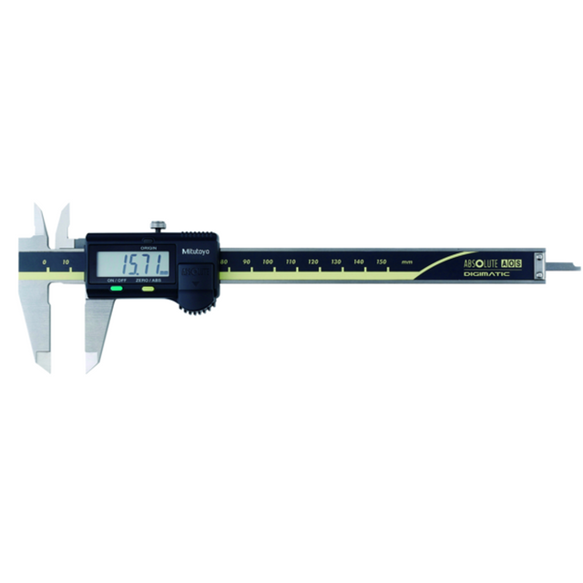 Calibrador digital ABS AOS 0-150mm, Cuchilla, sin salida de datos Mitutoyo