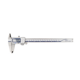 Calibrador ABS digital a prueba de refrigerante IP67 pulg/mm, 0-8 pulg, Rodillo para el pulgar, puntas de carburo