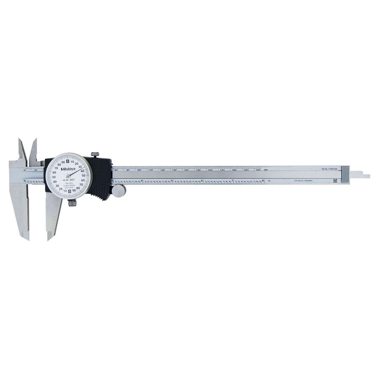 Calibrador con Carátula 0-8 pulg, 0.001 pulg, 0.1 pulg/rev., pulg Mitutoyo