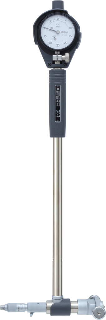 Medidor de agujeros con cabeza micrométrica, 6-10 pulg, 0,0005 pulg - Herramental