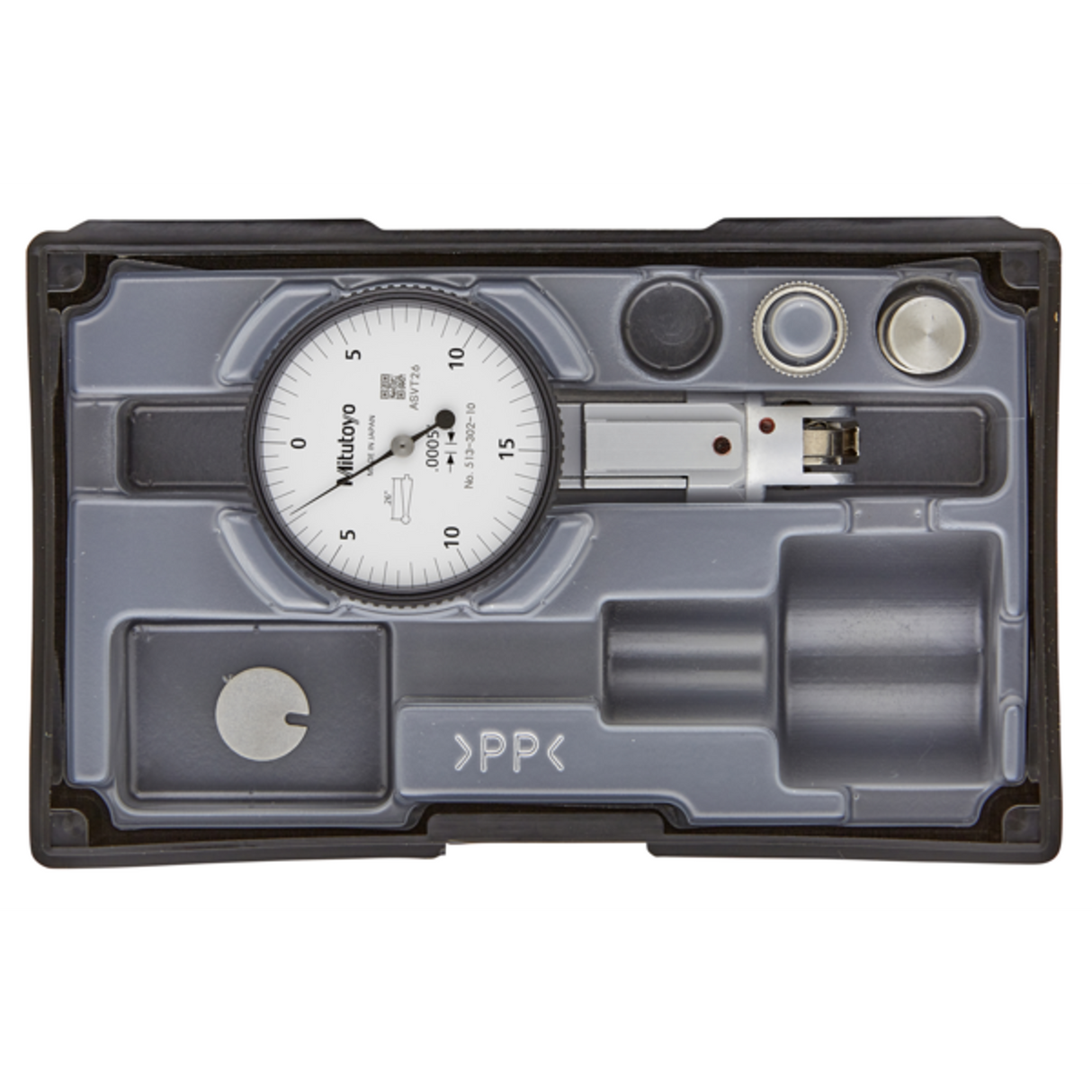 Indicador de carátula tipo palanca, Tipo Universal 0,03 pulg, 0,0005 pulg,Juego básico