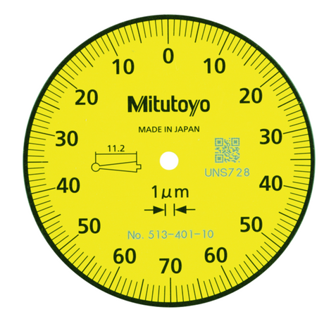Indicador de carátula tipo palanca, Tipo horizontal 0,14mm, 0,001mm, 8mm Vástago