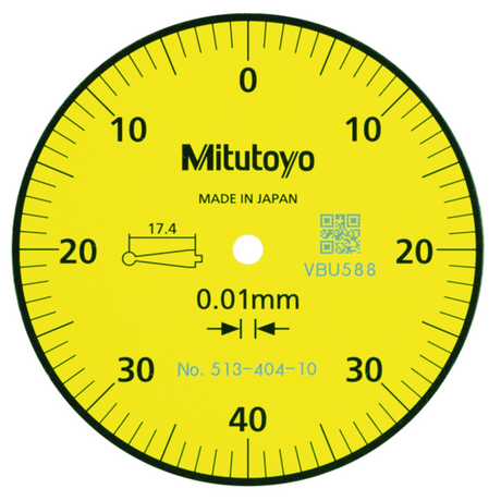 Indicador de carátula tipo palanca, Tipo horizontal 0,8mm, 0,01mm, 8mm Vástago Mitutoyo
