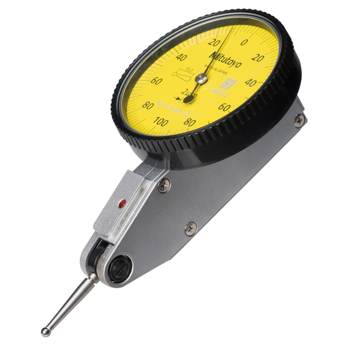 Indicador de carátula tipo palanca, Tipo horizontal 0,2mm, 0,002mm, 8mm Vástago