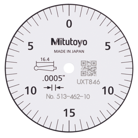Indicador de carátula tipo palanca, Horizontal, Compact 0,03 pulg, 0,0005 pulg, 9,52mm Vástago