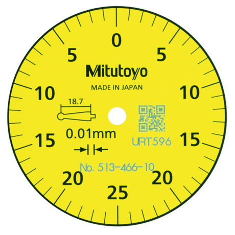 Indicador de carátula tipo palanca, Horizontal, Compact 0,5mm, 0,01mm, 8mm Vástago