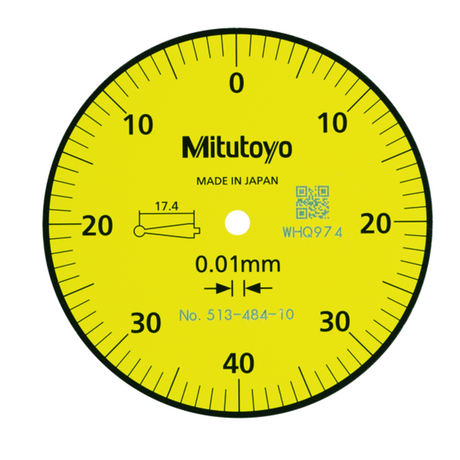 Indicador de carátula tipo palancaTipo paralelo 0,8mm, 0,01, 4/8mm Vástago, con base