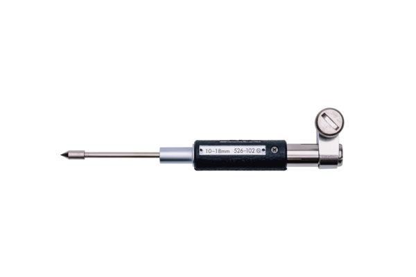Medidor de agujeros de 2 puntas para orificios extra pequeños, 10-18mm, sin indicador - Herramental