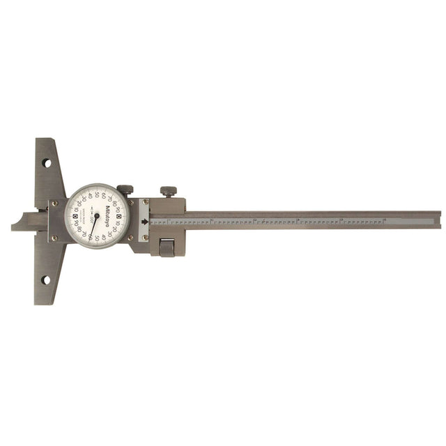 Medidor de profundidad Vernier con carátula 0-6 pulg, con Ajuste fino Mitutoyo