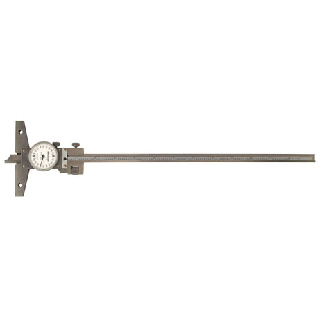 Medidor de profundidad Vernier con carátula 0-12 pulg, con Ajuste fino Mitutoyo