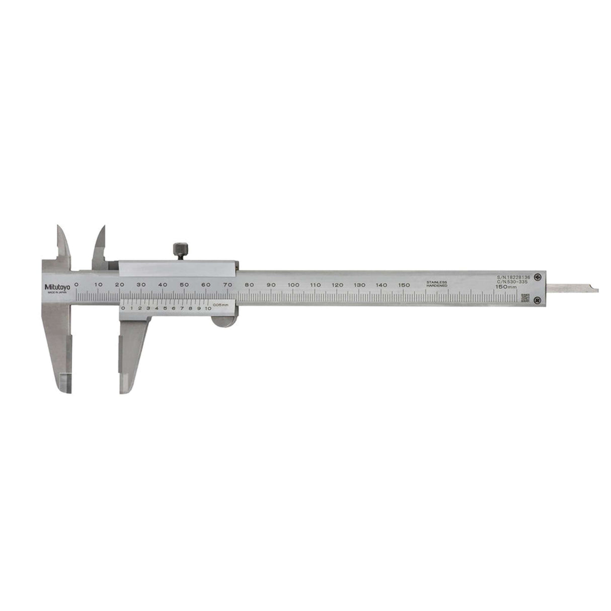 Calibrador vernier, puntas de carburo. 0-150mm, 0.05mm, mm Mitutoyo