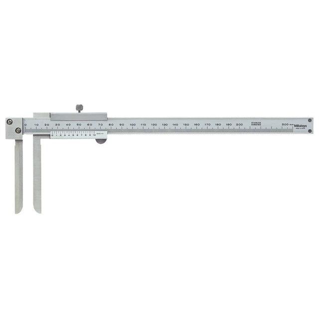 Calibrador vernier de puntas cónicas 10-200mm, 0.05mm, mm Mitutoyo