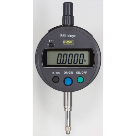 Indicador digital ID-S pulg/mm, 0,5 pulg, 0,0005 pulg, tapa plana Mitutoyo